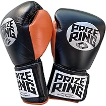 PRIZE RING ボクシンググローブ 黒/オレンジ　12オンス Amazon | PRIZE RING/プライズリング 
